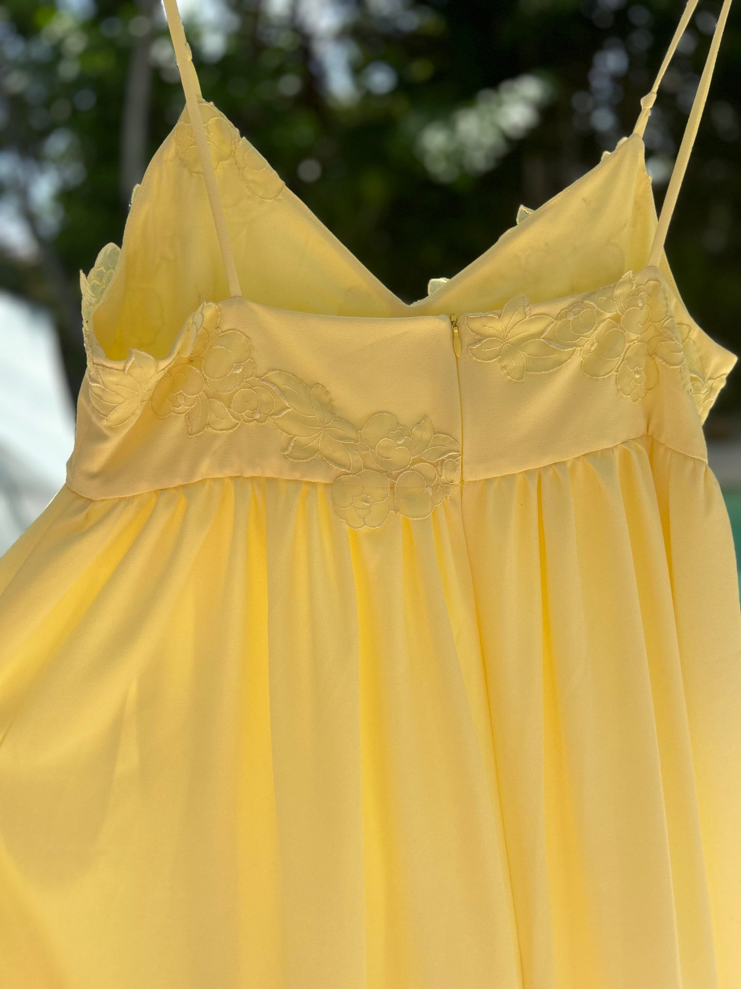 Romantic yellow dress