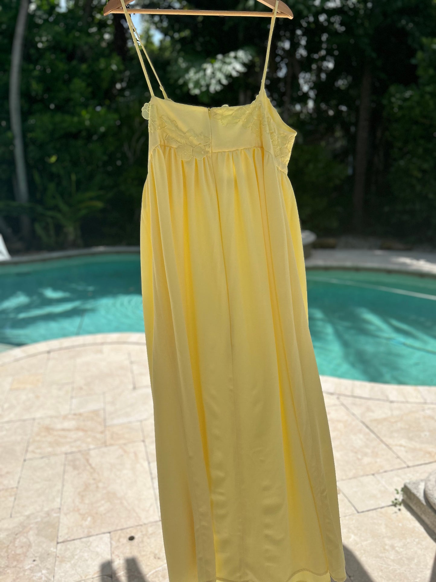 Romantic yellow dress