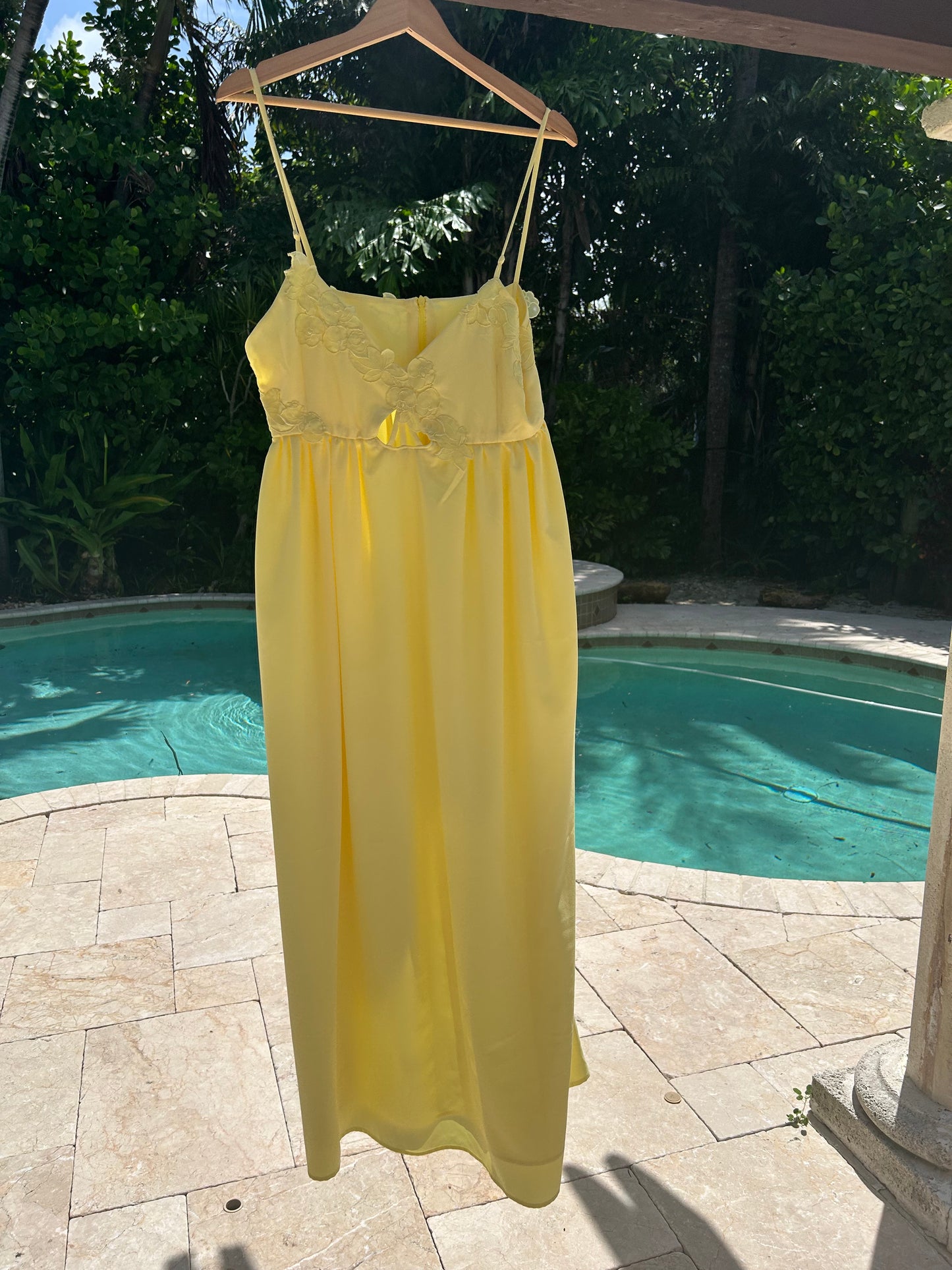 Romantic yellow dress